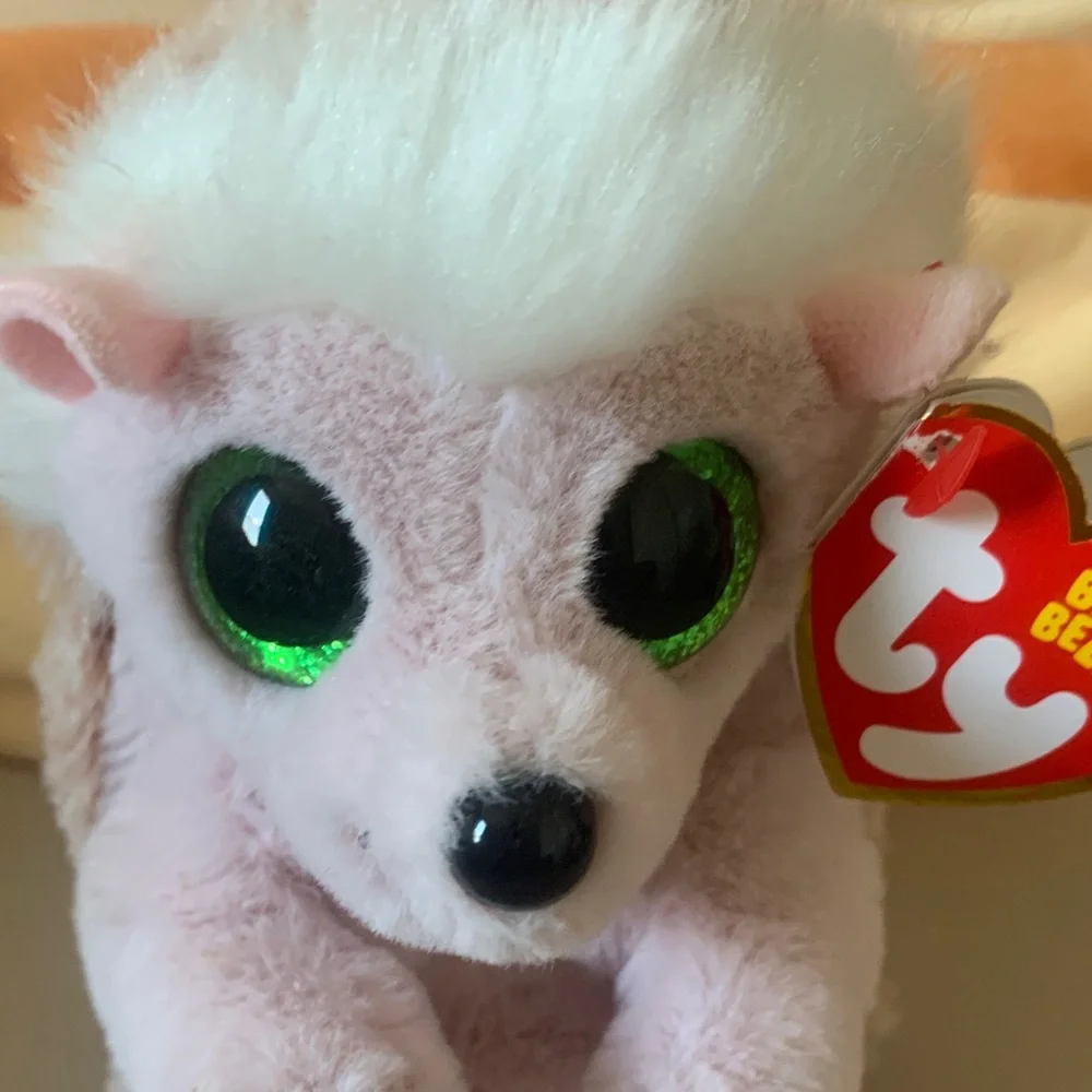 Ty Beanie Bellies collection. Hedgehog Plush, new with tag.